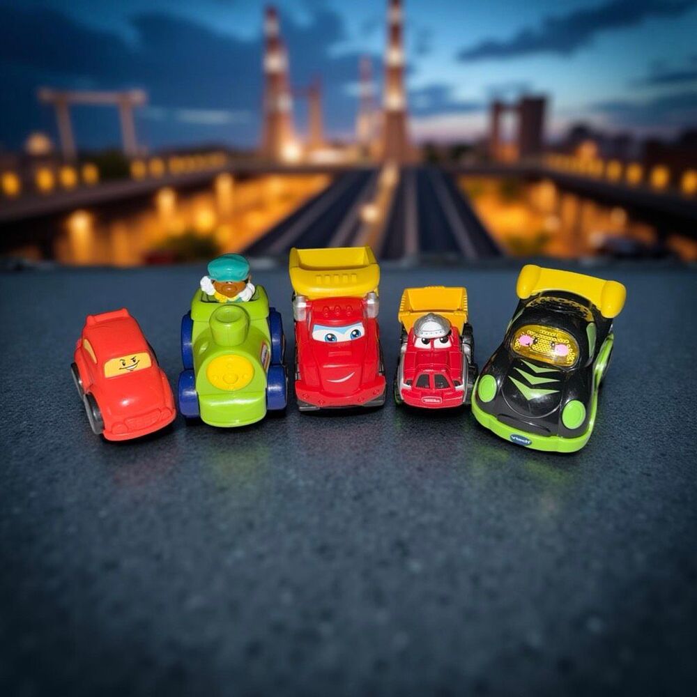 Toddler Vehicles Lil Chuck VTech Toot & Go Go Racer Fisher Price Cars Lot A38